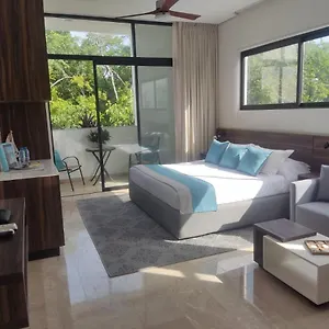  Apartamento Nuevo Estudio Con Terraza Totalmente Equipado Aldea Zama