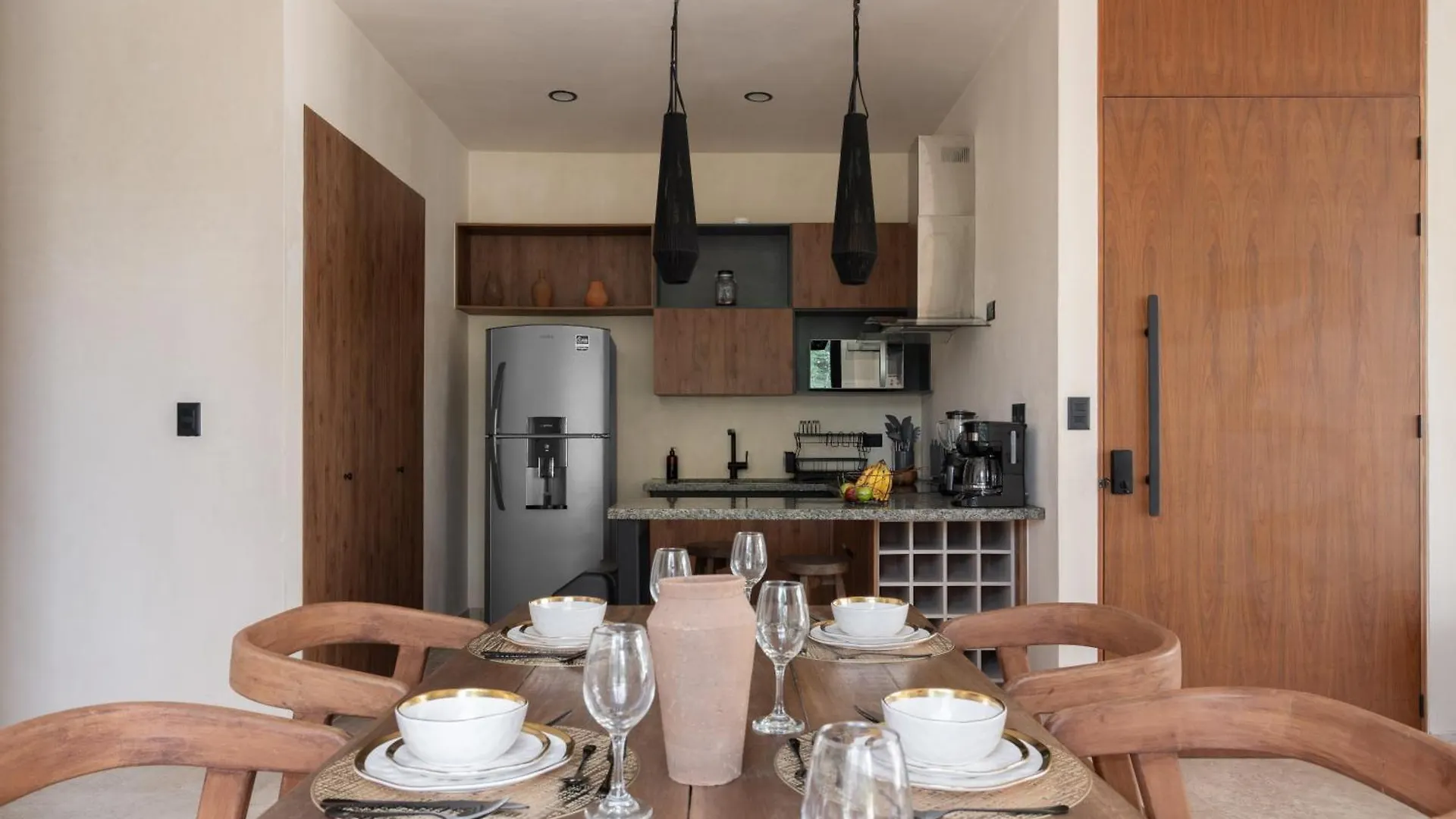 Boho Vibes, Private Pool, Near Aldea Zama Cafes Apartment Tulum
