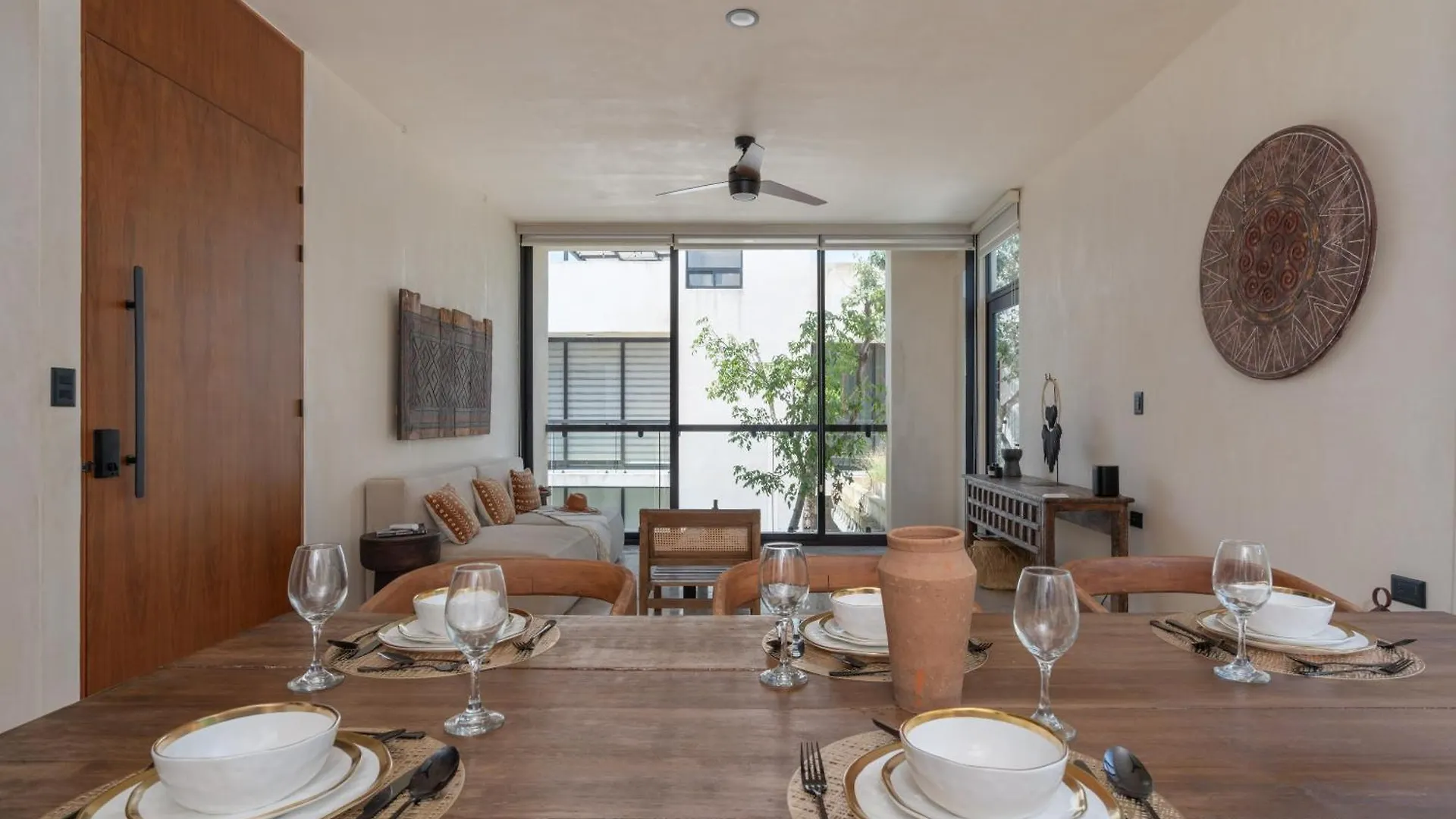 Boho Vibes, Private Pool, Near Aldea Zama Cafes Apartment Tulum